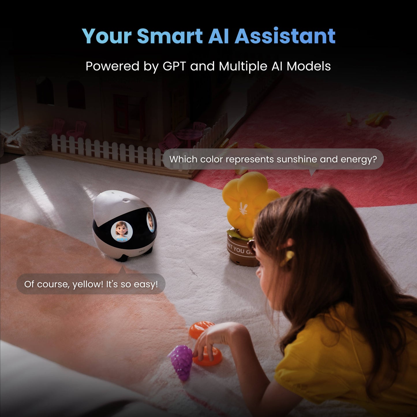 Enabot EBO Air 2 Plus – KI-Heimroboter mit HD-Kamera & autonomer Navigation